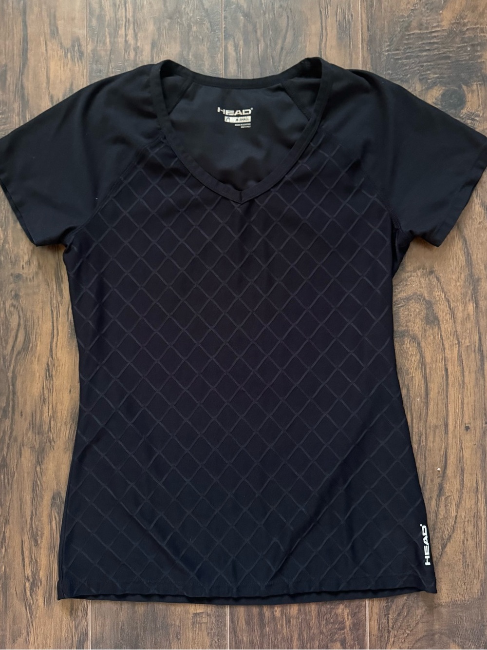 Head Size Small Black Performance Sport V-Neck T-Shirt
